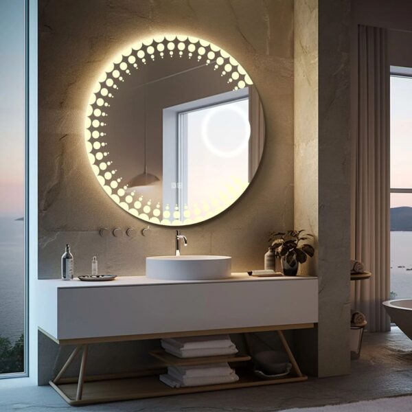 Round Custom LED Mirror - Image 5