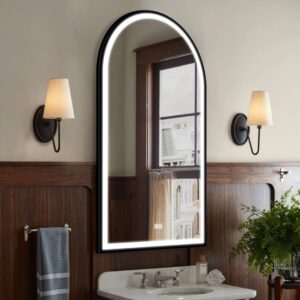 Arched Customize LED Mirror with Frame