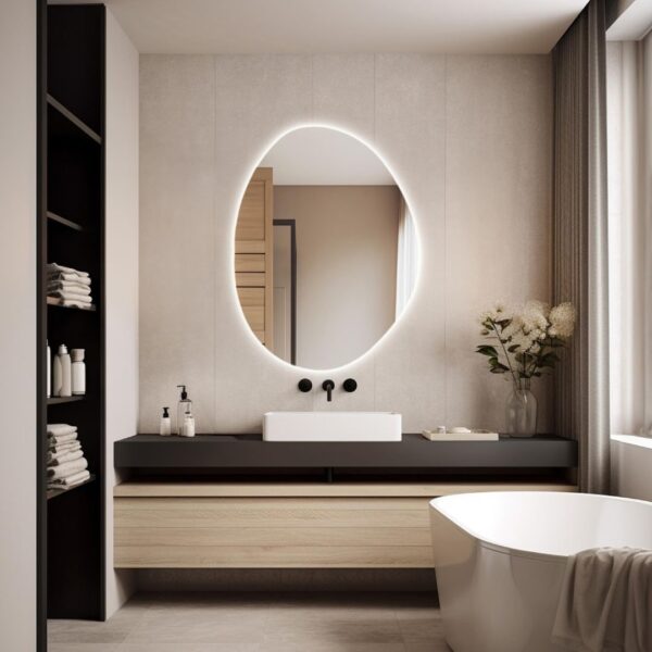 Stylish LED Mirror For Luxury Bathroom - Image 3
