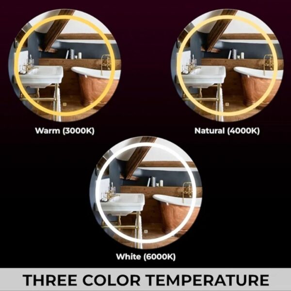 Multi Light LED Mirror For Luxury Home - Image 3