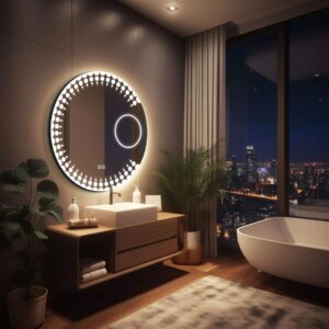 Round Custom LED Mirror
