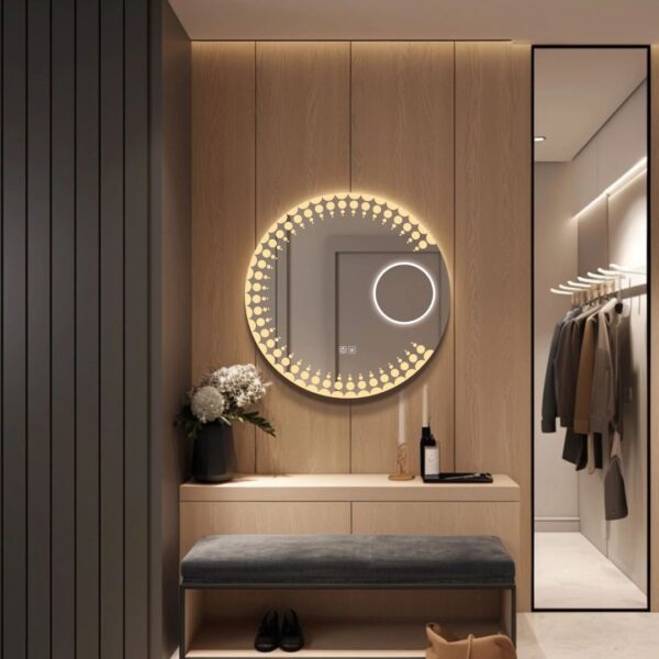 Round Custom LED Mirror - Image 3