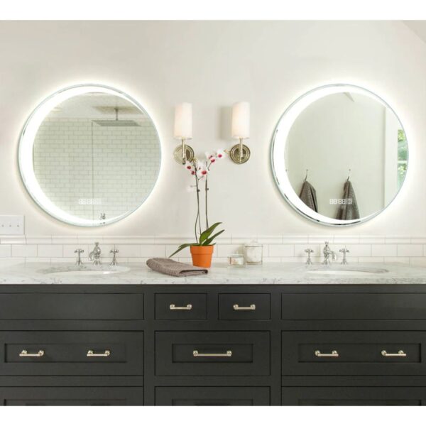 MOON Round Custom LED Mirror - Image 4