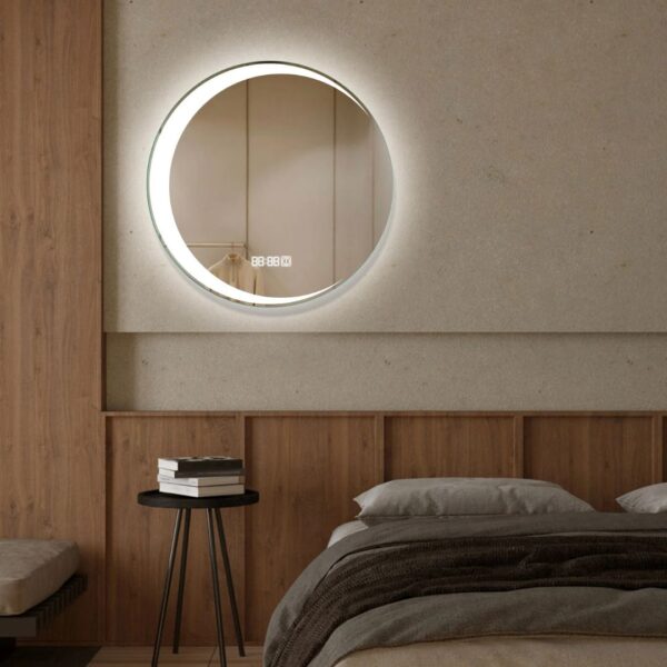 MOON Round Custom LED Mirror - Image 3