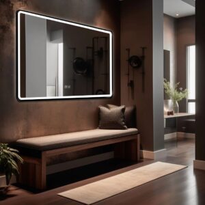 Custom LED Mirror with Aluminum Frame